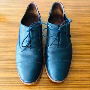 Madewell Oxfords in Dark Night (blue-black)